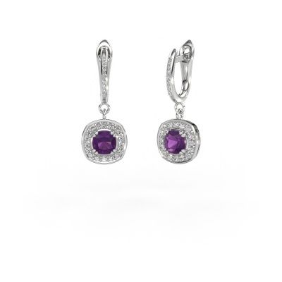 Ohrhänger Marlotte 2 585 Weißgold Amethyst 5 mm