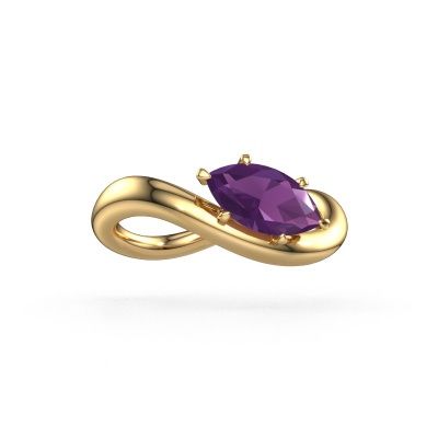 Verlobungsring Chloe MRQ 585 Gold Amethyst 10x5 mm