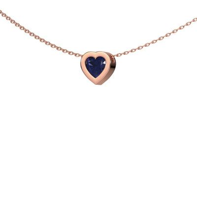 Pendant Tonja 585 rose gold sapphire 5 mm