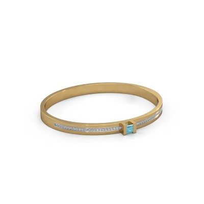 Bracelet Desire 585 gold blue topaz 4 mm