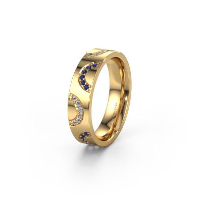Ehering WH0136L15BP 585 Gold Saphir ±5x2 mm