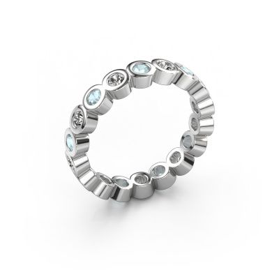 Vorsteckring Edwina 2 585 Weißgold Diamant 0.54 crt