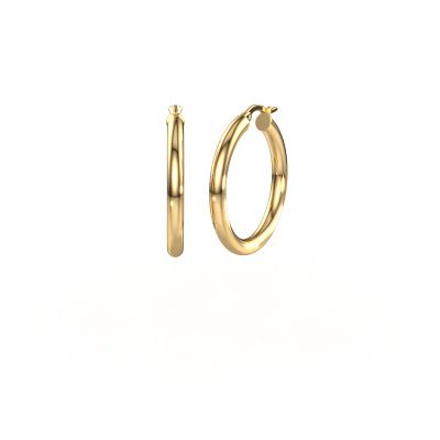 Hoop earrings Lovie 21mm 585 gold