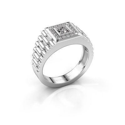 Heren ring Zilan 950 platina lab-grown diamant 0.592 crt