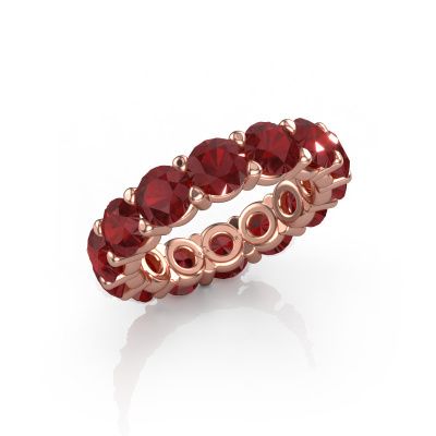 Ring Heddy rnd 5.0 585 rose gold ruby 5 mm