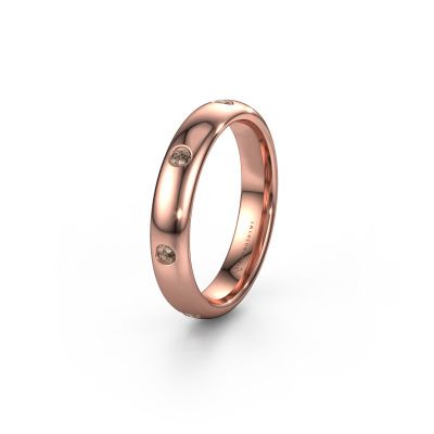 Alliance WH0105L34BP 585 or rose diamant brun ±4x2 mm