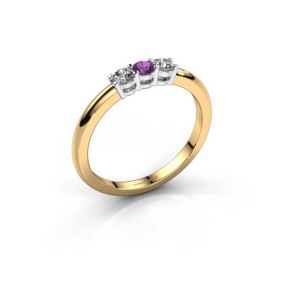Ring Michelle 3 585 Gold Amethyst 3 mm