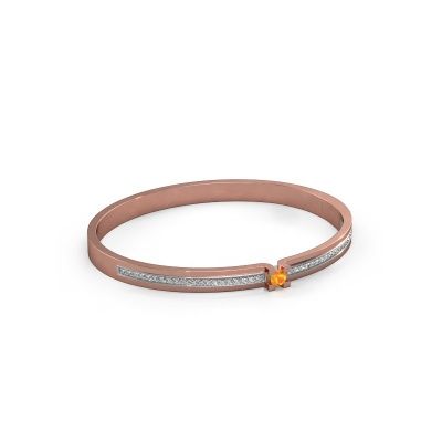 Bracelet Myrthe 585 rose gold citrin 4 mm