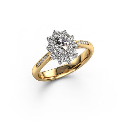 Engagement ring Leesa 2 585 gold diamond 0.40 crt