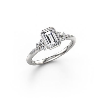 Engagement ring Aliyah EME 585 white gold diamond 0.90 crt