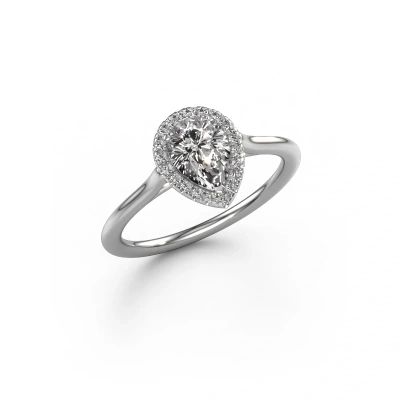 Engagement ring Seline per 1 585 white gold diamond 0.75 crt