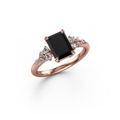 Ring Royce EME 585 rose gold black diamond 2.303 crt