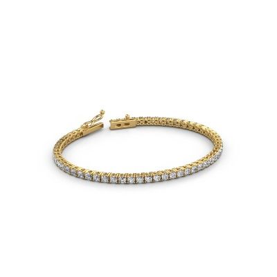 Bracelet tennis Shirley 2.7 lab diamond 585 or jaune 4.24 crt