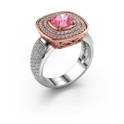 Ring Eliana 585 rose gold pink sapphire 6 mm