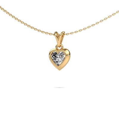Pendentif Charlotte Heart 585 or jaune diamant 2.00 crt