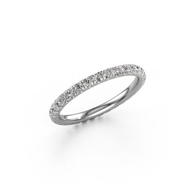 Vorsteckring Jackie 1.7 585 Weißgold Diamant 0.66 crt