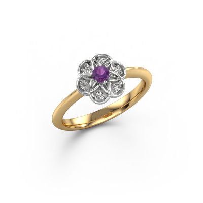 Ring Uma 585 gold amethyst 3 mm