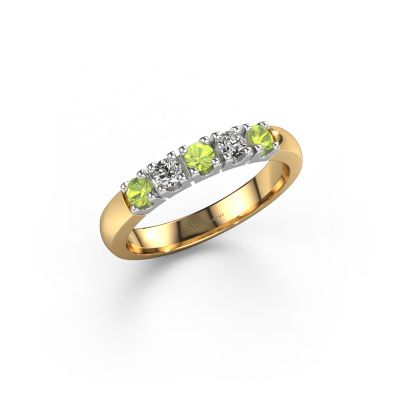 Ring Rianne 5 585 gold peridot 2.7 mm