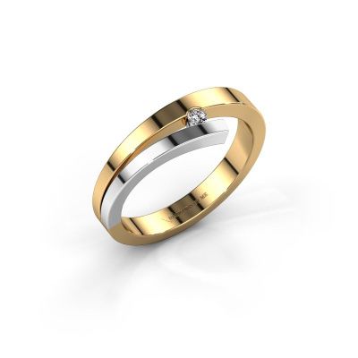 Ring Rosario 585 Gold Diamant 0.03 crt