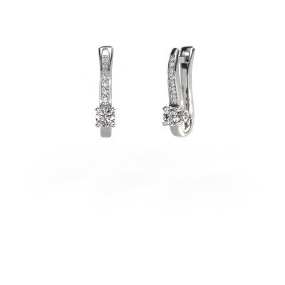 Earrings Valorie 585 white gold lab-grown diamond 0.68 crt