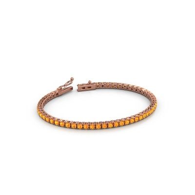Tennisarmband Shirley 2.7 585 rosé goud 2.7 mm