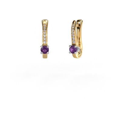 Ohrringe Valorie 585 Gold Amethyst 4 mm