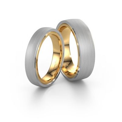 Alliances set WH2230LM26EM ±6x2.6 mm 14 Carat or jaune