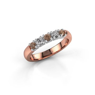 Ring Rianne 5 585 Roségold Braun Diamant 0.40 crt