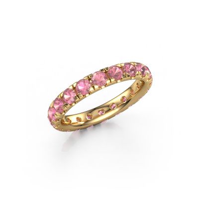 Stackable ring Jackie 3.0 585 gold tourmaline pink 3 mm
