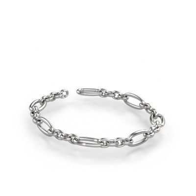 Glieder Armband Valentine 10.5mm 585 Weißgold