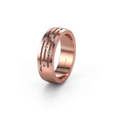 Alliance WH0134L26B 585 or rose diamant ±6x2 mm