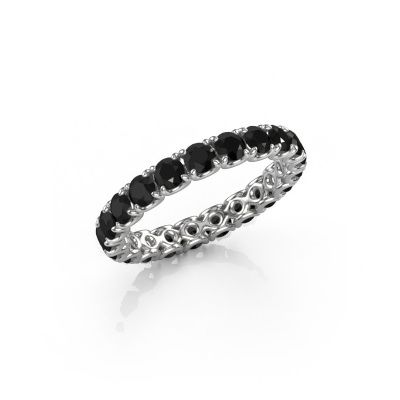 Stackable ring Estee 2.9 585 white gold black diamond 2.394 crt