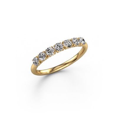 Bague Vivienne Half 585 or jaune diamant 0.56 crt