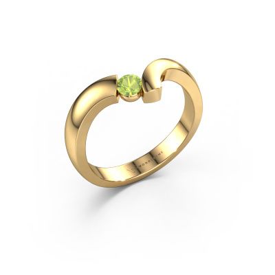 Ring Arda 585 gold peridot 3.4 mm