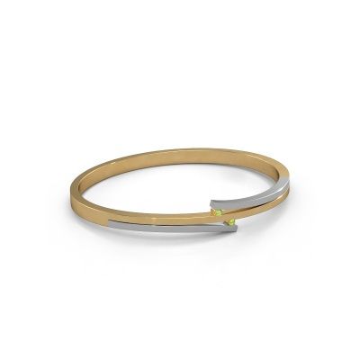 Bracelet Roxane 585 gold peridot 2 mm