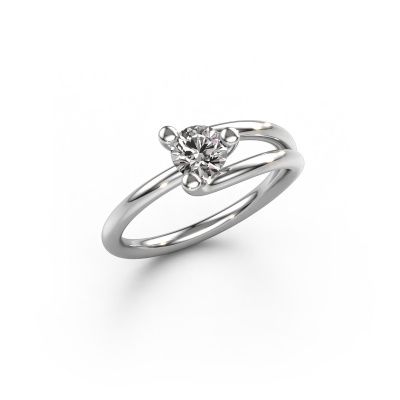 Ring Roosmarijn 950 platinum diamond 0.50 crt