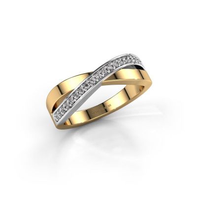 Ring Kaley 585 gold diamond 0.143 crt
