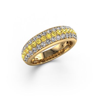 Ring Emely 8 585 gold yellow sapphire 1.9 mm