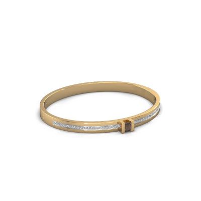 Armband Desire 585 goud rookkwarts 4 mm
