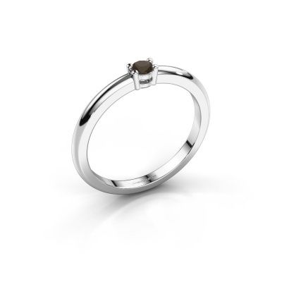 Ring Michelle 1 585 witgoud rookkwarts 2.7 mm