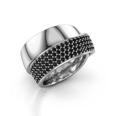 Ring Danna 925 Silber Schwarz Diamant 1.71 crt