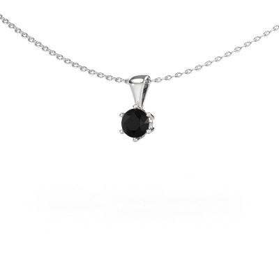 Collier Fay 585 or blanc diamant noir 0.48 crt