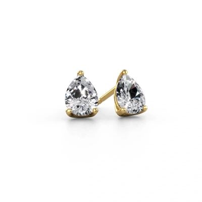 Stud earrings Sam PER 585 gold diamond 1.00 crt