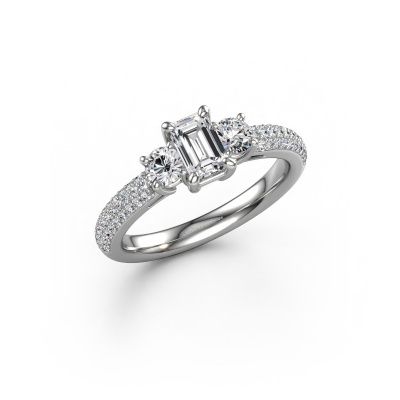 Engagement ring Marielle EME 950 platinum diamond 1.37 crt