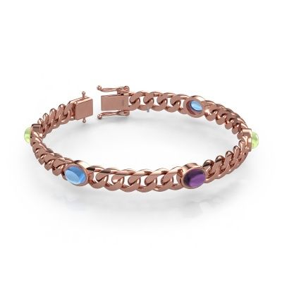 Glieder Gliederarmband Corinne 5 8mm 585 Roségold