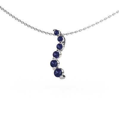 Pendant Celeste 1 950 platinum sapphire 2 mm