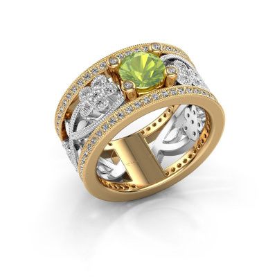 Ring Severine 585 Gold Peridot 6 mm