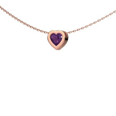 Pendant Tonja 585 rose gold amethyst 5 mm