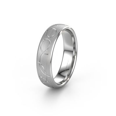 Wedding ring WH2068M36BM 585 white gold ±0.24x0.08 in