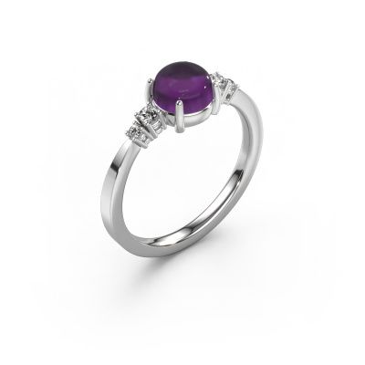 Ring Regine 950 platinum amethyst 5 mm